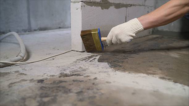 Crawl space vapor barrier installation in Saint James, NY